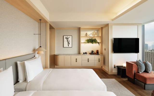 Signature Twin room with bay view (트윈 침대 2개) 사진 1