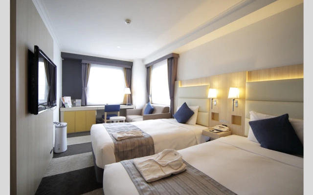 Corner Twin room (트윈 침대 2개) 사진 1