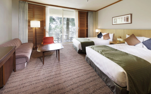 Twin room with forest view (트윈 침대 2개) 사진 3