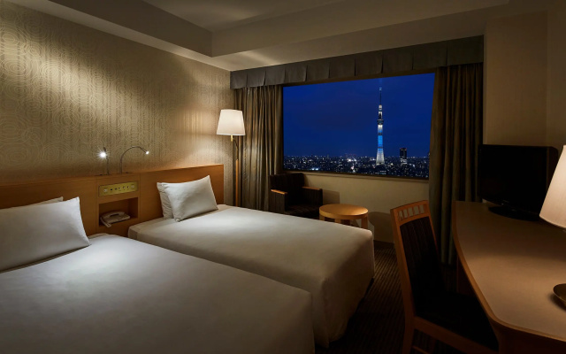 Casual Skytree View Twin room (트윈 침대 2개) 사진 3