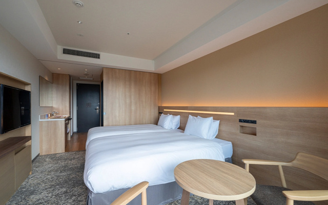Twin room with balcony and with park view (트윈 침대 2개) 사진 2