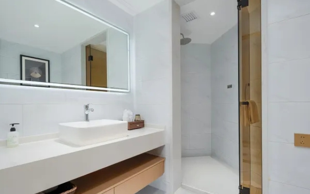 Metropolo Jinjiang Hotels (Huangshi Development Zone Olympic Sports Center Baihuayuan) – Bathroom – Huangshi