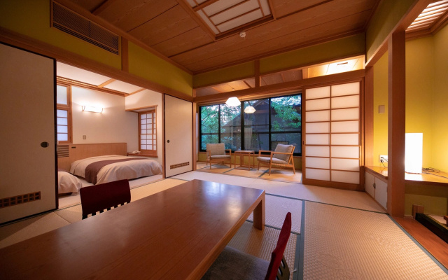 Detached House with Semi-Open-Air Bath Japanese-Western-Style Twin room (트윈 침대 2개) 사진 2