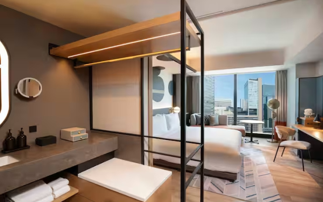 Canopy Double room with view (풀 더블 침대) 사진 3