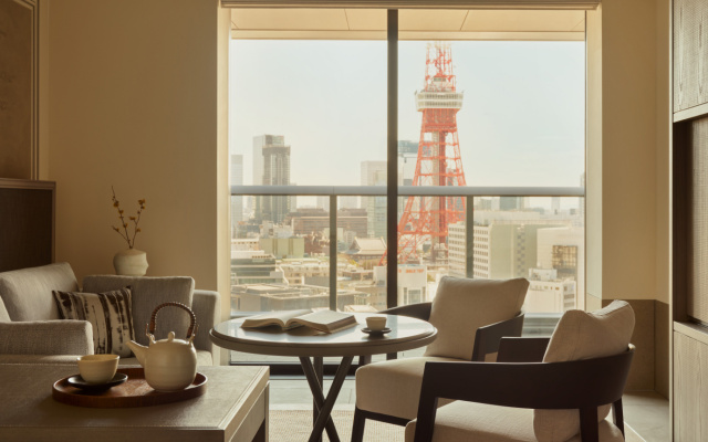 Double Suite with tower view (풀 더블 침대) 사진 3