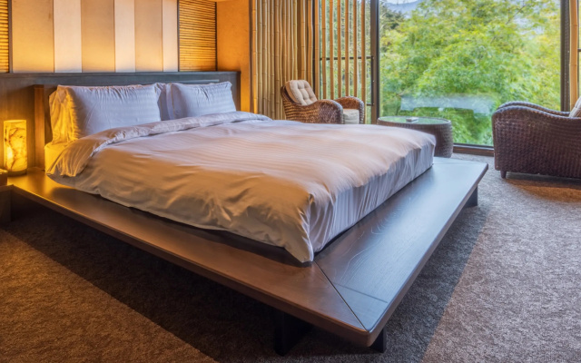 Presidential with Open-Air Bath "MIKADO" Double Suite (풀 더블 침대) 사진 1