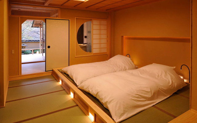 Panoramic Wooden Bath Ajisai / Rindo Kadan Suite 사진 1