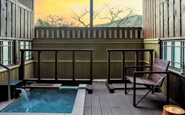 Open-air Bath Annex Twin room (트윈 침대 2개) 사진 2