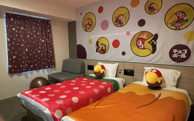 Deluxe Chocoball Kyorochan Twin room (트윈 침대 2개) 사진 1