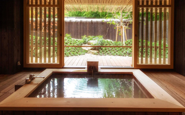 Deluxe with Open-Air Bath "KIRAMEKI" Double Suite (풀 더블 침대) 사진 4