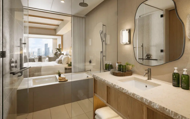 Panoramic Tower Double Studio Suite (풀 더블 침대) 사진 3