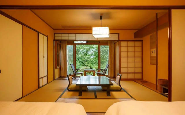 Open-air Bath Twin Private Villa Type (트윈 침대 2개) 사진 1