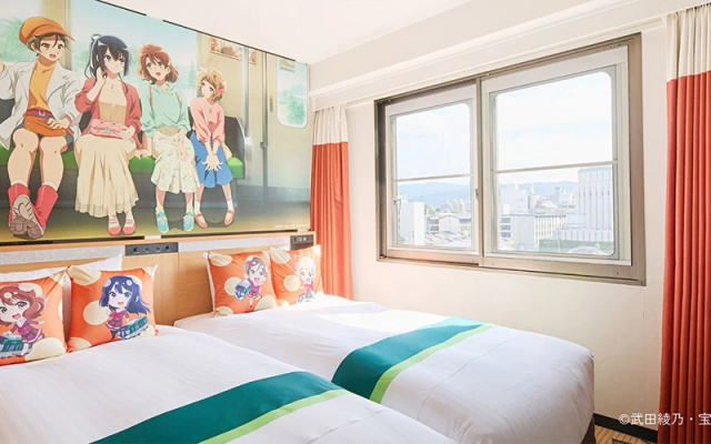 Keihan Electric Railway x Resonant Twin room (트윈 침대 2개) 사진 1