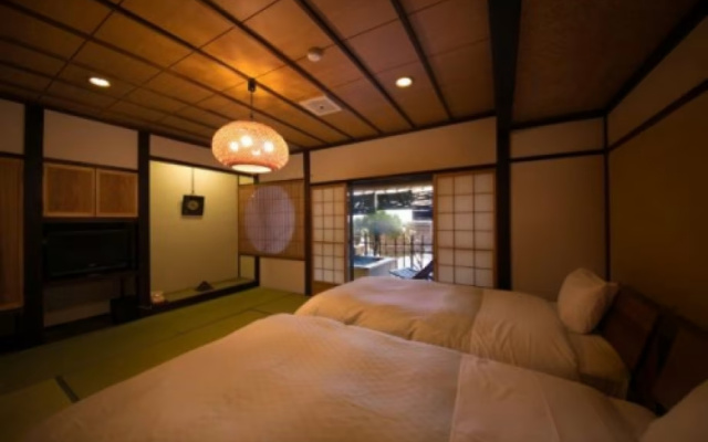 Open Air Bath Twin room (트윈 침대 2개) 사진 1