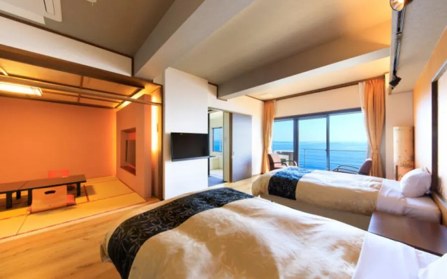 Japanese-Western With Panoramic Bath Twin room (트윈 침대 2개) 사진 2