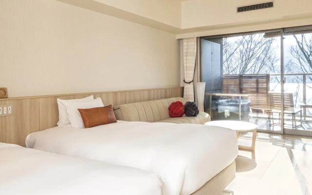 Standard with Open-air Bath Twin room (트윈 침대 2개) 사진 1