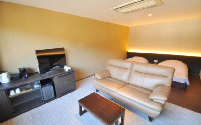 Japanese-Western Style Kaze no Tachi Open-Air Bath Twin Top Floor room (트윈 침대 2개) 사진 2