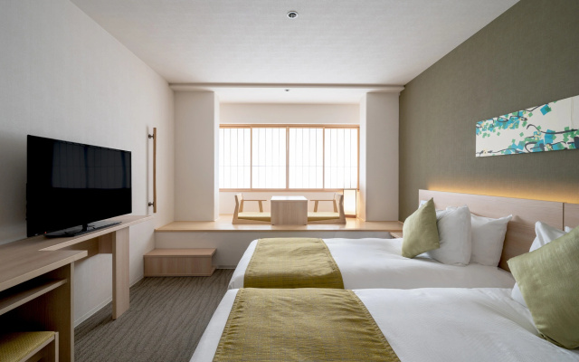 Standard with Raised Seating Area Twin room (트윈 침대 2개) 사진 1