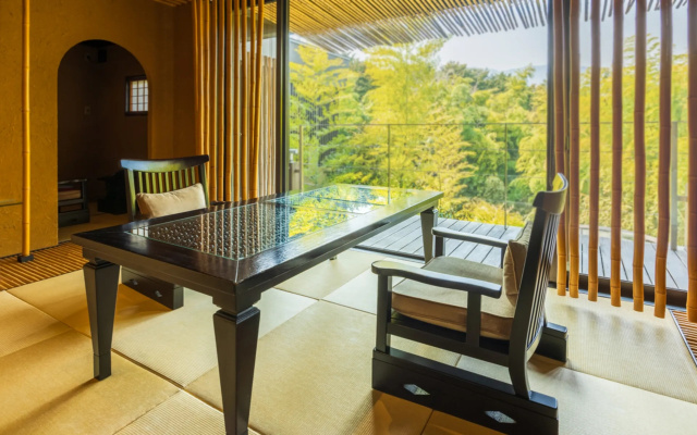 Executive with Open-Air Bath "KAZE" Double Suite (풀 더블 침대) 사진 3