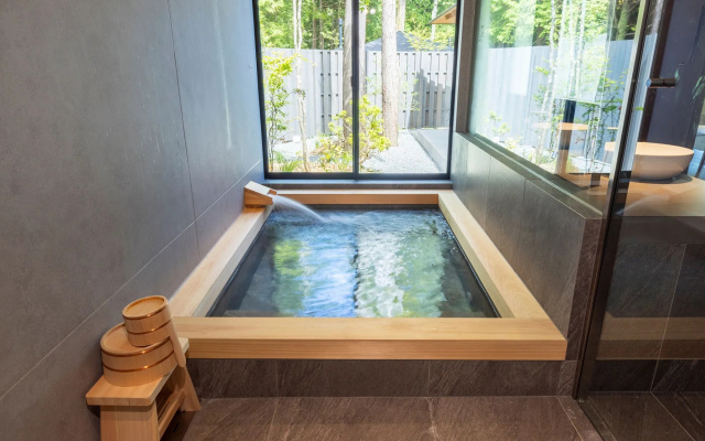 Private Hot Spring Courtyard Twin room (트윈 침대 2개) 사진 1