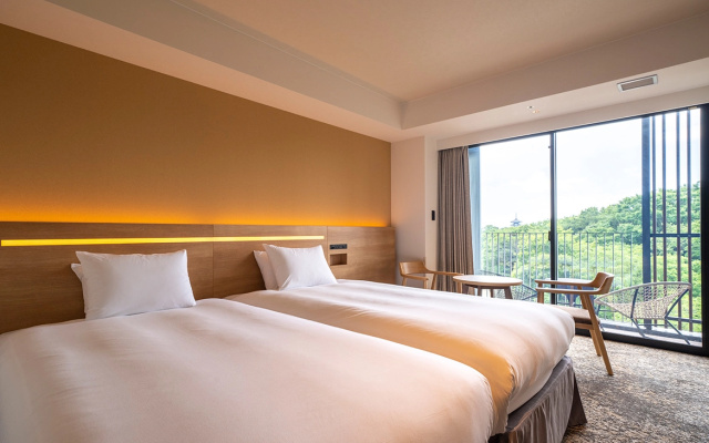 Twin room with balcony and with garden view (트윈 침대 2개) 사진 1