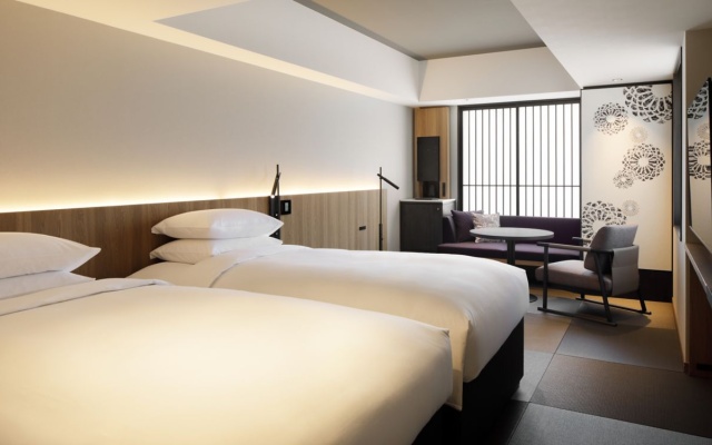 Corner with Bathtub Twin room (트윈 침대 2개) 사진 1