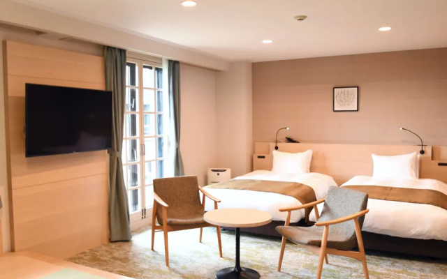 Daimonji View Terrace Japanese-Western-Style Twin room (트윈 침대 2개) 사진 1