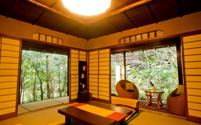 Chouji  Japanese-style with a Half Open-air Bath room 사진 1