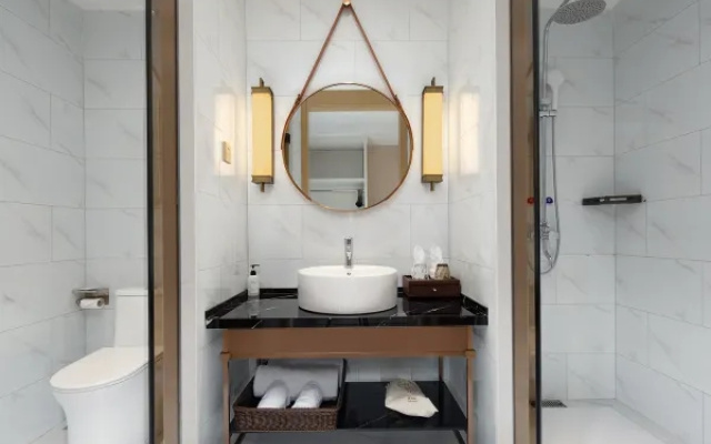 Metropolo Jinjiang Hotels (Huangshi Development Zone Olympic Sports Center Baihuayuan) – Bathroom – Huangshi