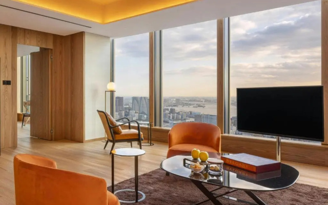 1 Bedroom Deluxe Double Suite with Skyline view (풀 더블 침대) 사진 3