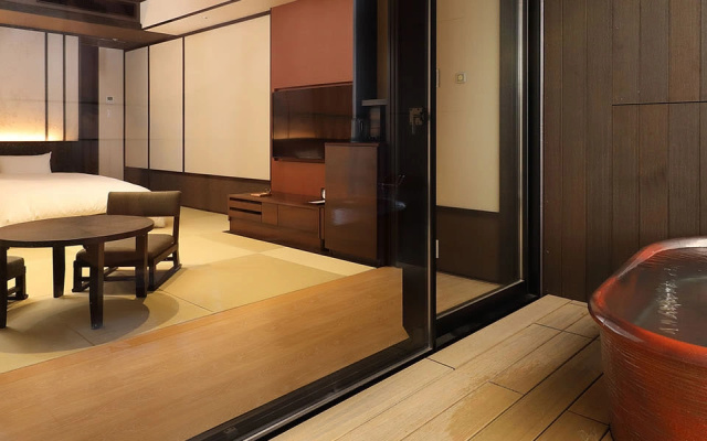 Superior with Open-Air Bath Twin room (트윈 침대 2개) 사진 1