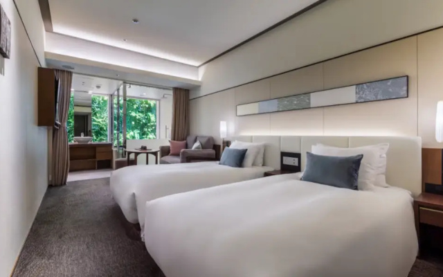 View Bath Twin room (트윈 침대 2개) 사진 3