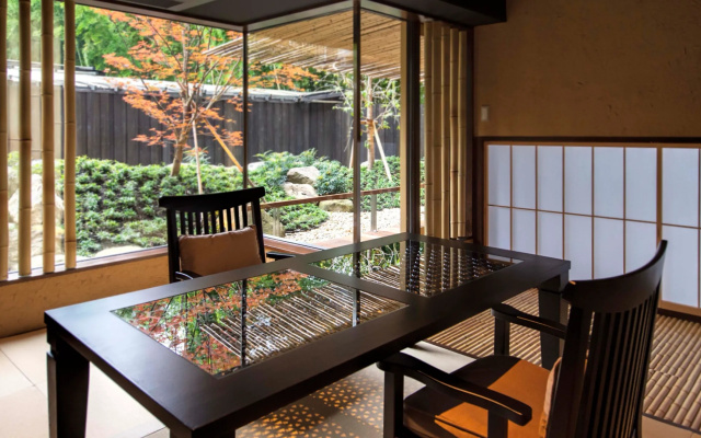 Deluxe with Open-Air Bath "KIRAMEKI" Double Suite (풀 더블 침대) 사진 3
