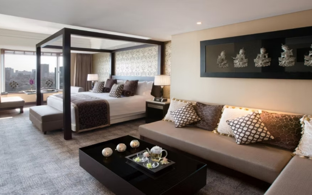 1 Bedroom Club Lounge Access Jetted Tub Double Suite with bay view (풀 더블 침대) 사진 1