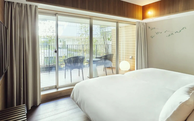 Terrace Double room with garden view (풀 더블 침대) 사진 2