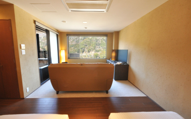 Kaze no Tachi Open-Air Bath Twin Top Floor room (트윈 침대 2개) 사진 3