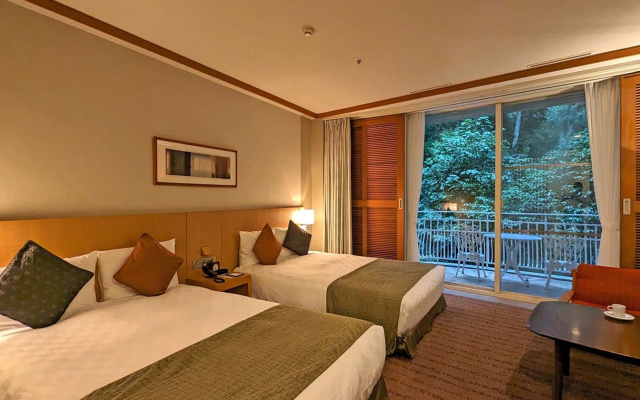 Twin room with forest view (트윈 침대 2개) 사진 4