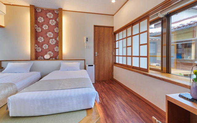 Japanese-Style Twin room with garden view (트윈 침대 2개) 사진 1