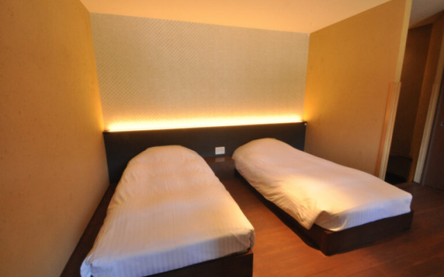 Japanese-Western Style Kaze no Tachi Open-Air Bath Twin Top Floor room (트윈 침대 2개) 사진 3