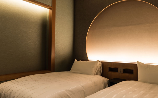 Executive Twin Suite with Open-Air Bath (트윈 침대 2개) 사진 1