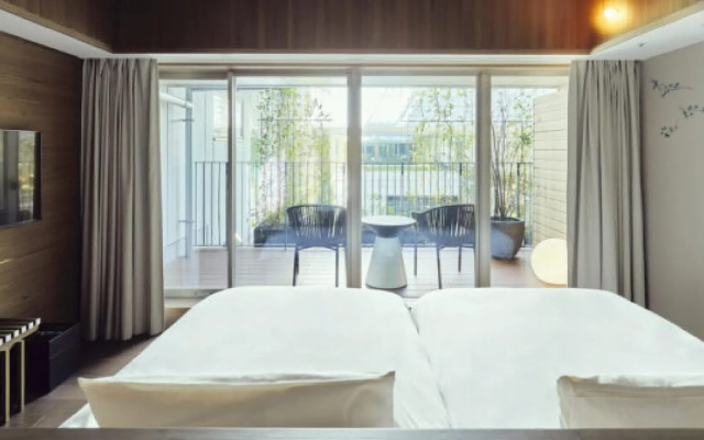 Terrace Double room with garden view (풀 더블 침대) 사진 1
