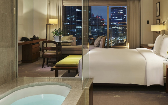 Deluxe Twin Club room with balcony and with Tokyo city view (트윈 침대 2개) 사진 3