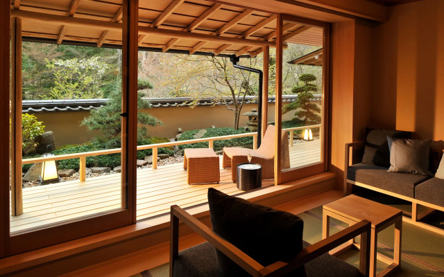 Panoramic Wooden Bath Ajisai / Rindo Kadan Suite 사진 2
