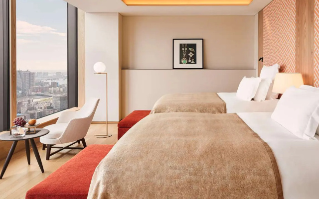 Deluxe Twin room with Skyline view (트윈 침대 2개) 사진 1