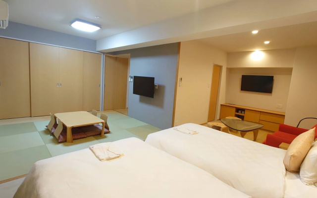 Deluxe Japanese and Western Style Twin room (트윈 침대 2개) 사진 3