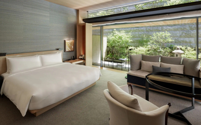 Terrace Double room Garden View (풀 더블 침대) 사진 1