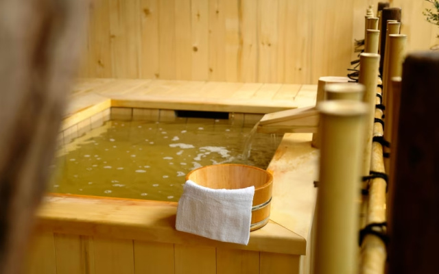 Open Air Bath Twin room (트윈 침대 2개) 사진 3
