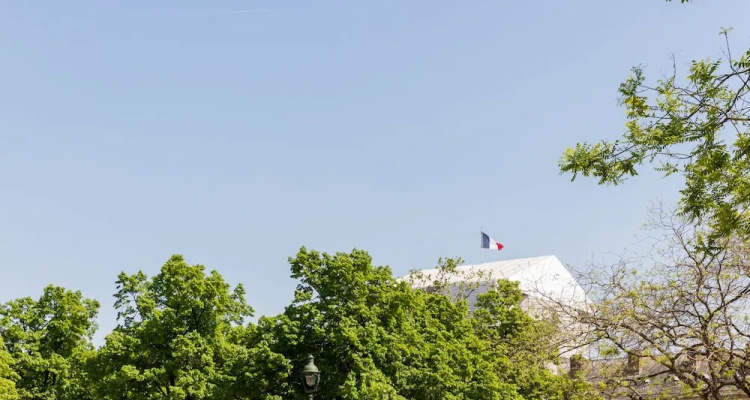 Avenue To The Eiffel Tower