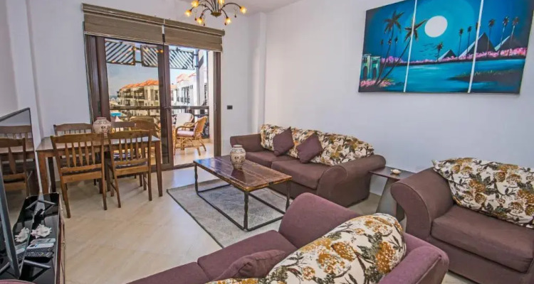 Premium Sea View 2 Bedrooms 2 Bathrooms Apartment Located Within Gravity Hotel Aquapark Hurghada