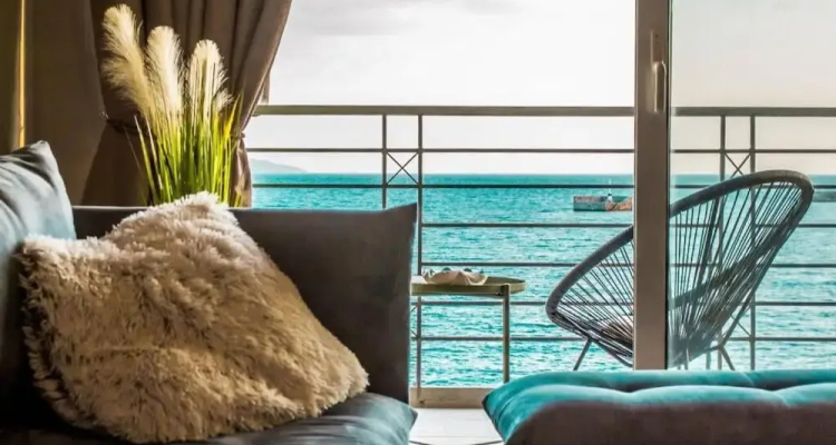 Seafront Kalamata Haven Blue Luxury Suite